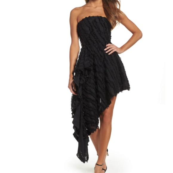 C/MEO Collective Dresses & Skirts - Distinct Recollection Fringe Asymmetrical Dress C/MEO Collective Dresses & Skirts - Distinct Recollection Fringe Asymmetrical Dress